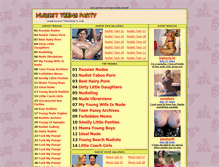 Tablet Screenshot of nudistteensparty.com
